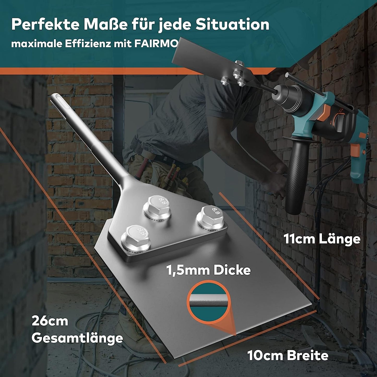 Der effektive Spachtelmeißel SDS Plus