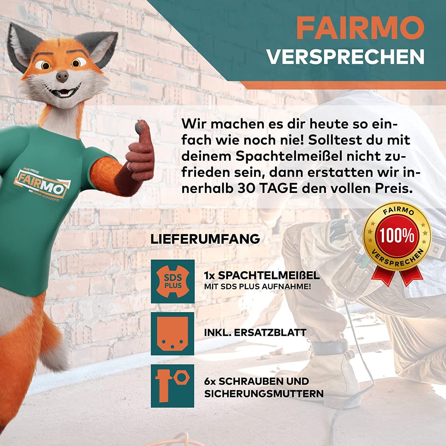 Der effektive Spachtelmeißel SDS Plus