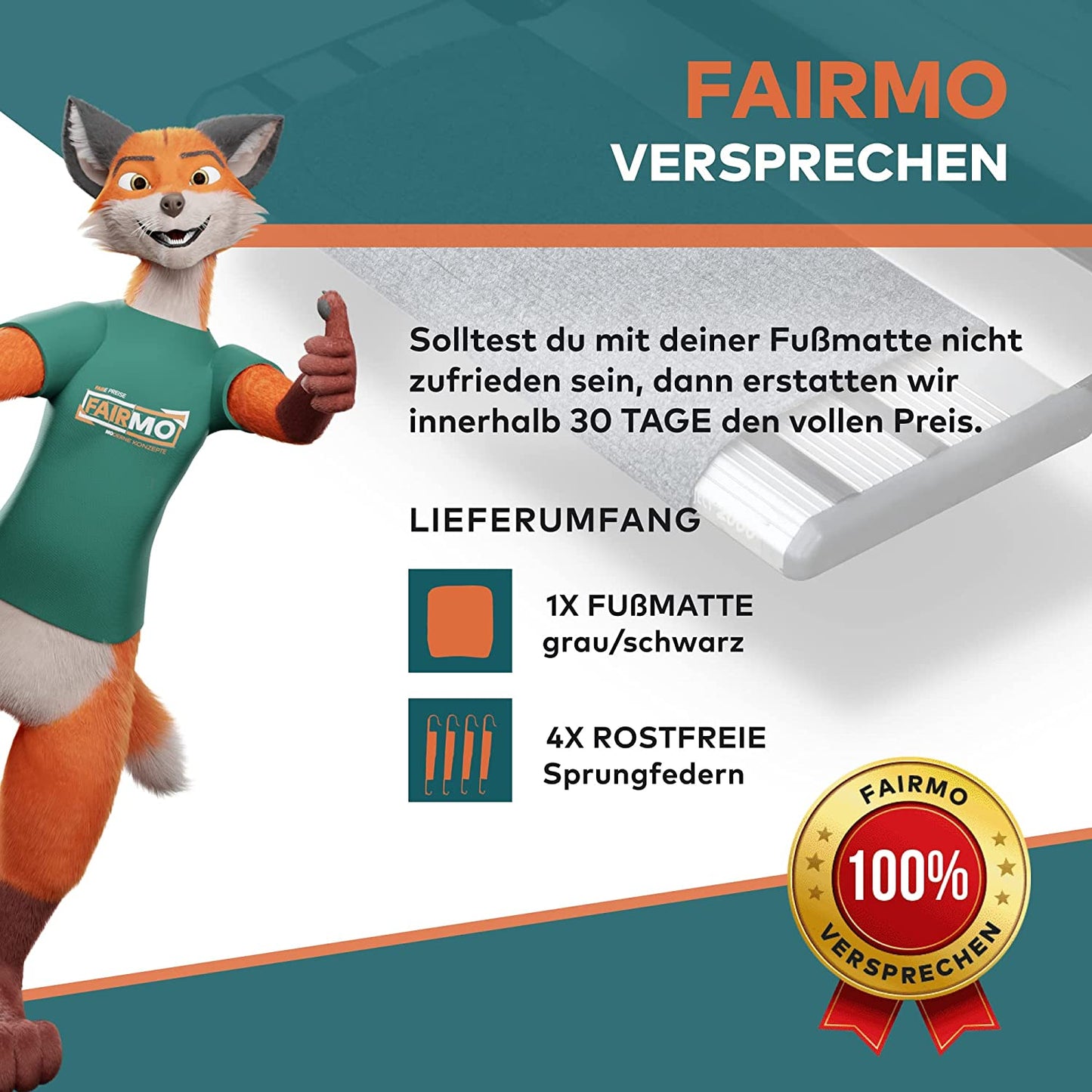 Rutschfeste Wohnmobil Trittstufen Fußmatte