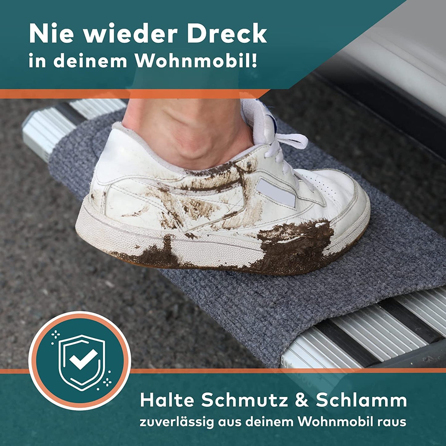 Rutschfeste Wohnmobil Trittstufen Fußmatte
