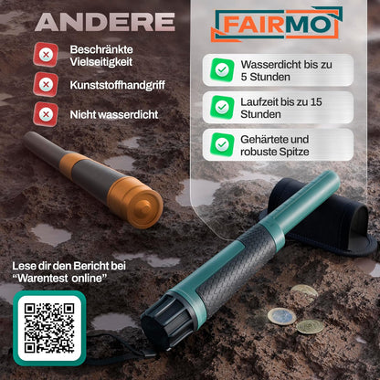 Der wasserdichte Pinpointer von FAIRMO - Metalldetektor Set Zum Suchen von Gold